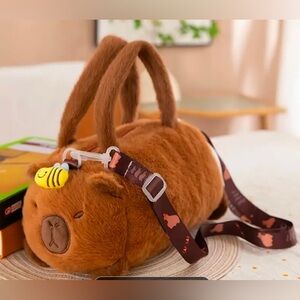Brand New Capybara Plush Crossbody Bag